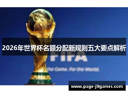 2026年世界杯名额分配新规则五大要点解析
